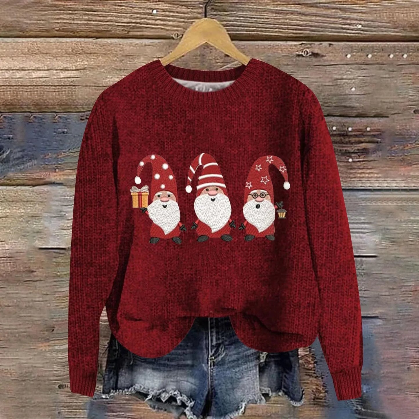 Christmas Gnome Pullover Sweater