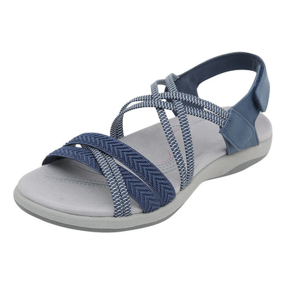 Open Toe Adjustable Sandals - Eclectage