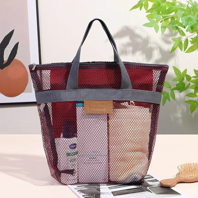 Foldable Mesh Beach Bag - Eclectage