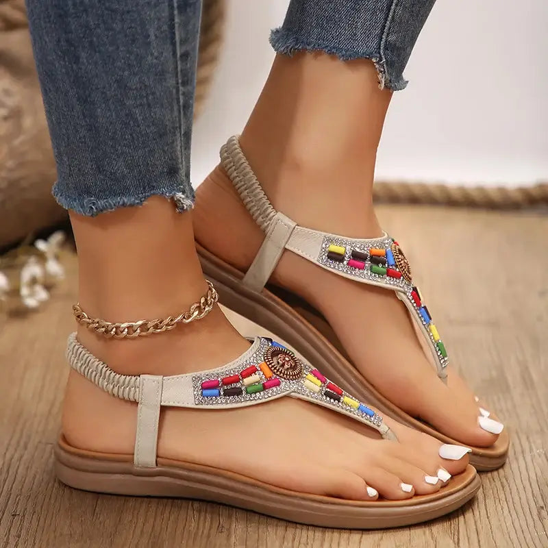 Mix Color Bohemian Sandals