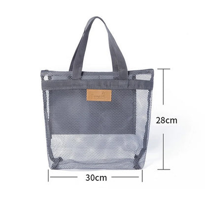 Foldable Mesh Beach Bag - Eclectage