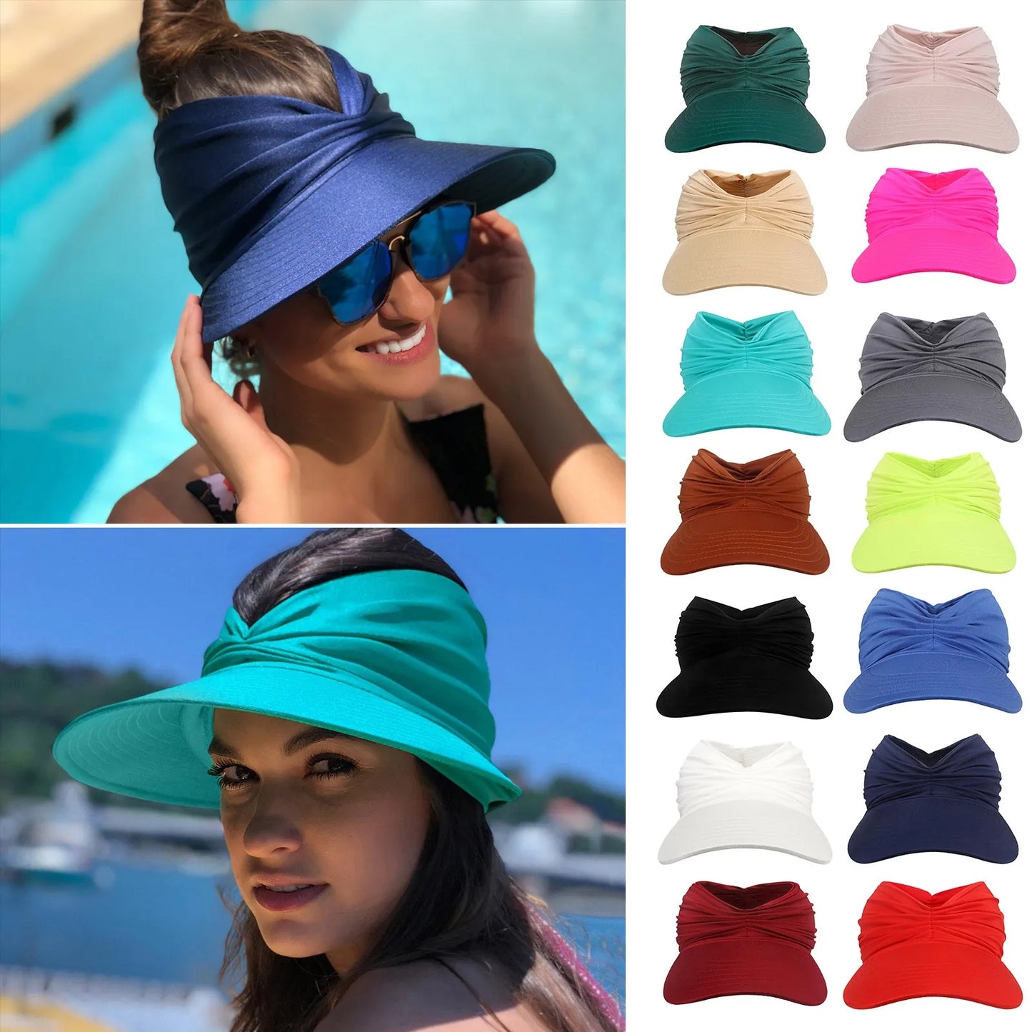 Beach Visor Sun Hat - Eclectage