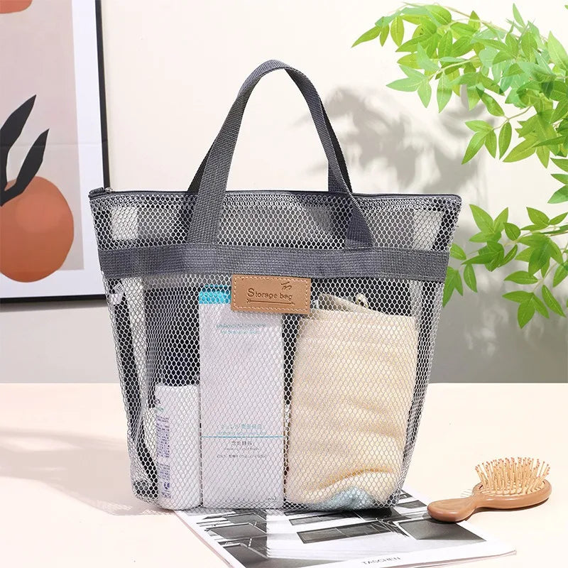 Foldable Mesh Beach Bag - Eclectage