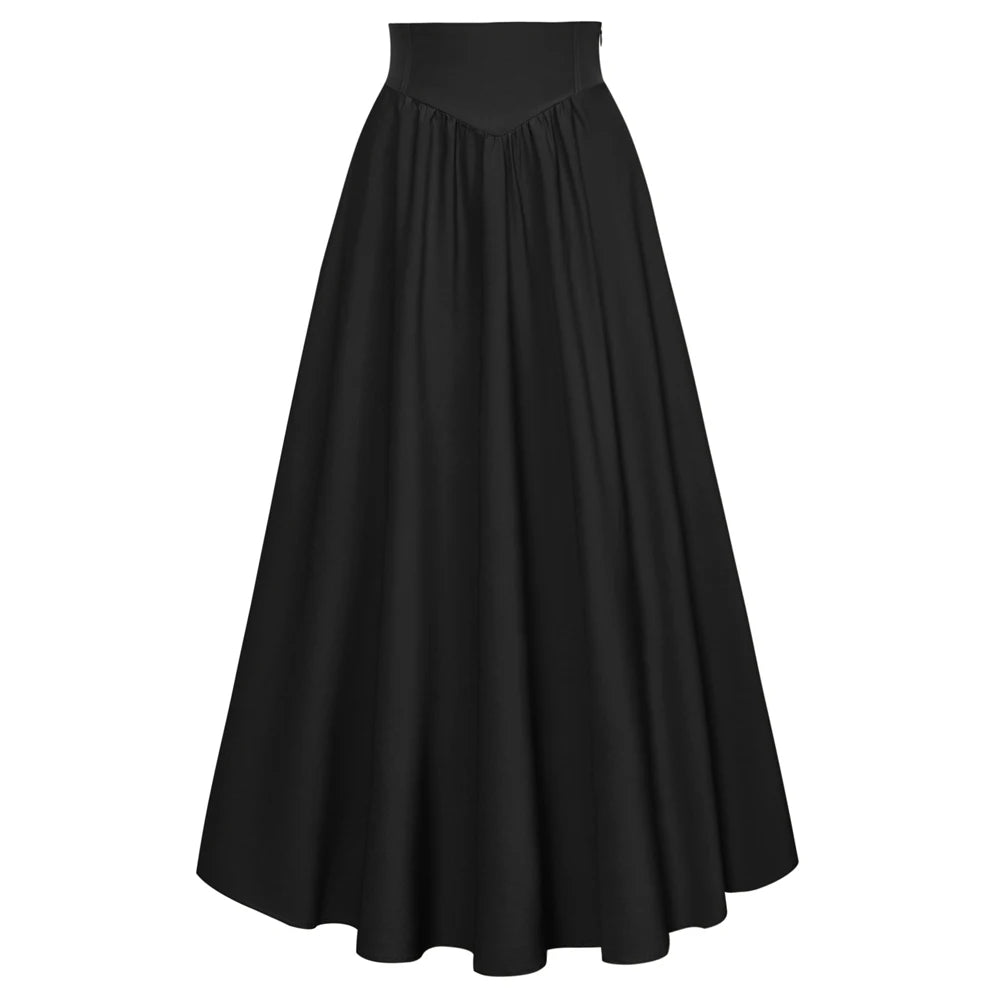 Maxi High Waist Vintage Skirt