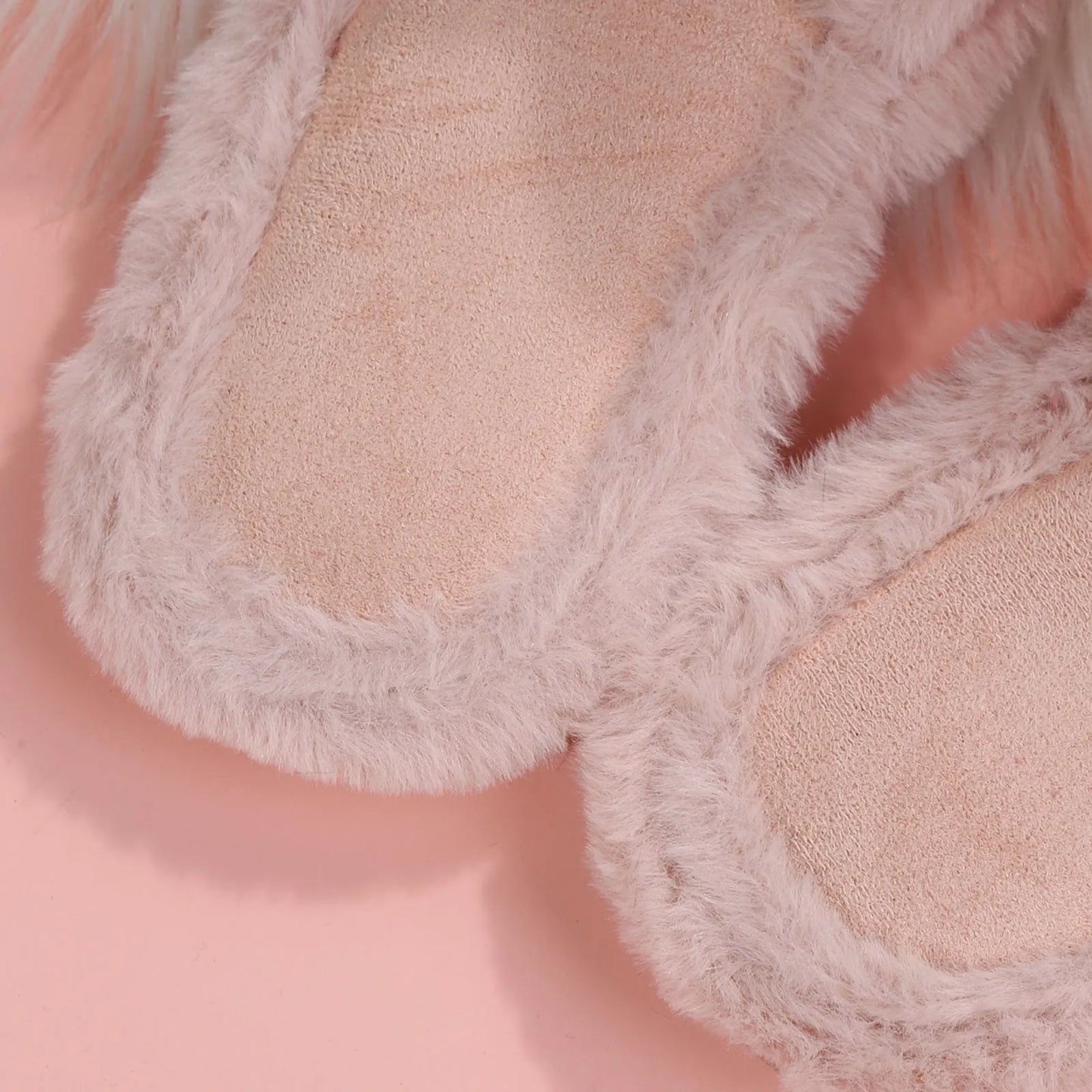 Bow Knot Plush Slippers - Eclectage