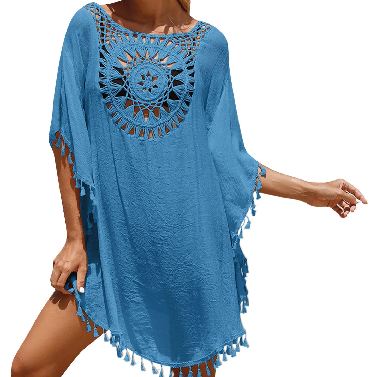 Beach Dress Cover Up Crochet Lace
