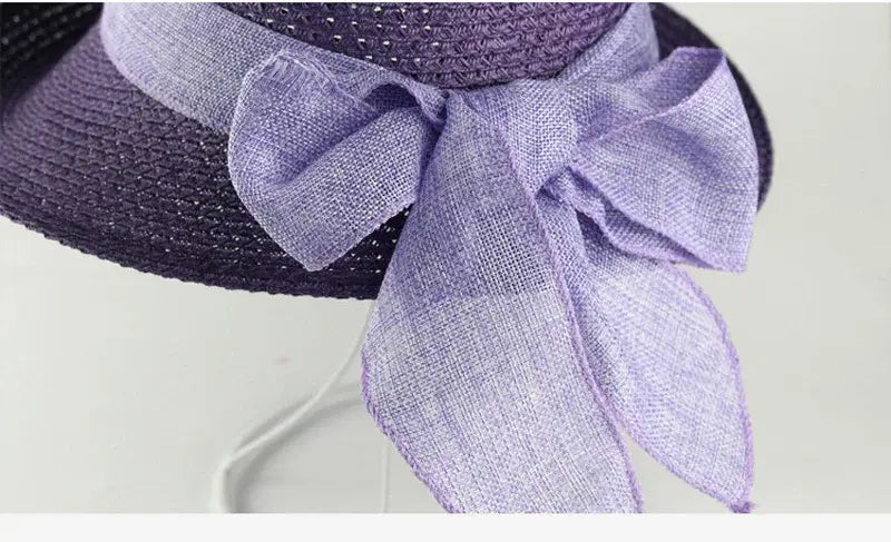 Ribbon Bow Sun Hat