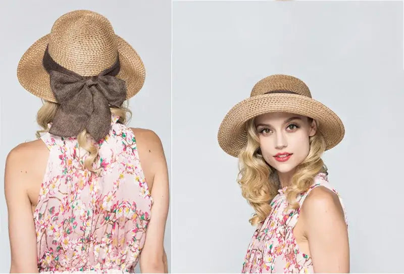 Ribbon Bow Sun Hat