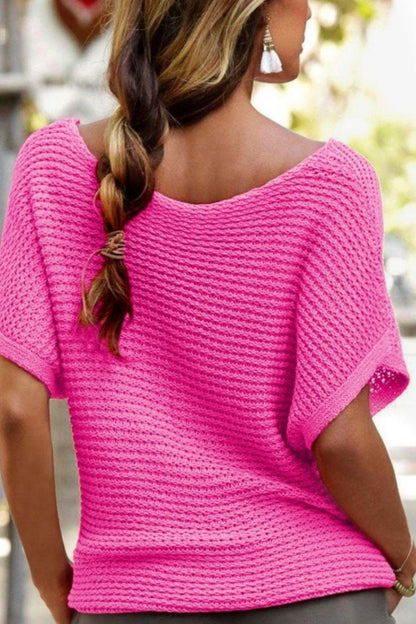 Short Dolman Sleeve Sweater - Eclectage