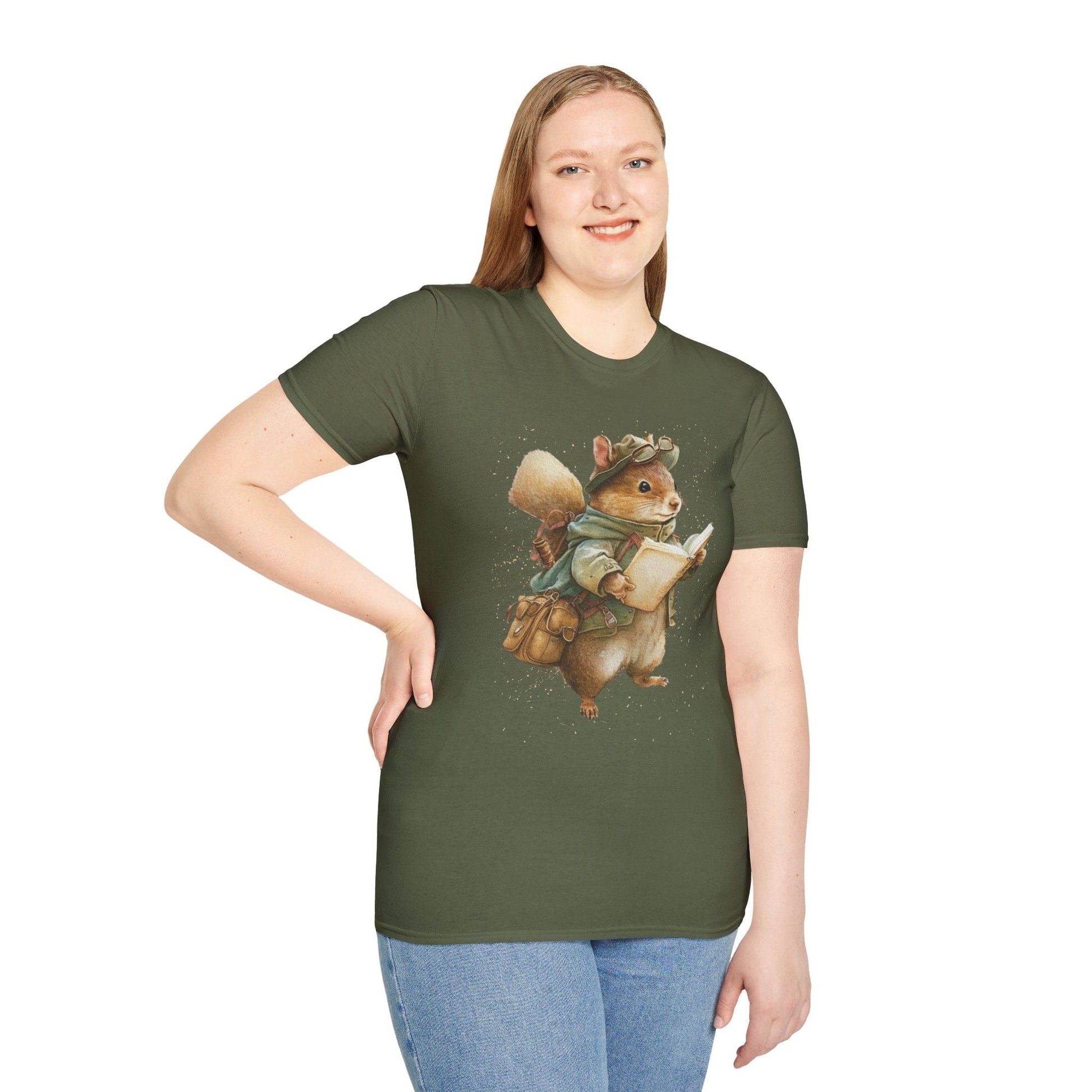 Adventurer Hiking Squirrel T-Shirt