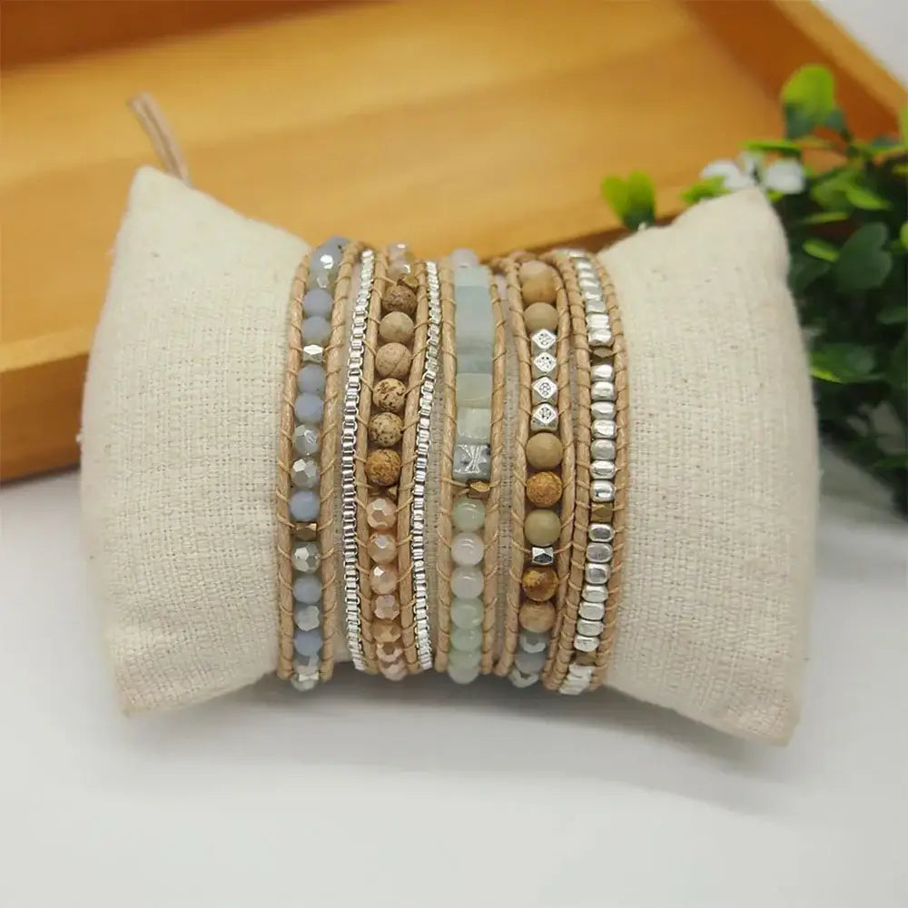 Amazonite Mix Wrap Bracelet United States Bracelets