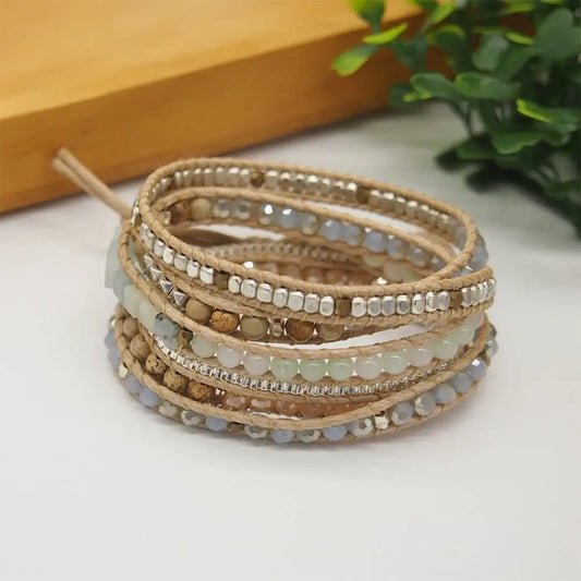 Amazonite Mix Wrap Bracelet United States Bracelets