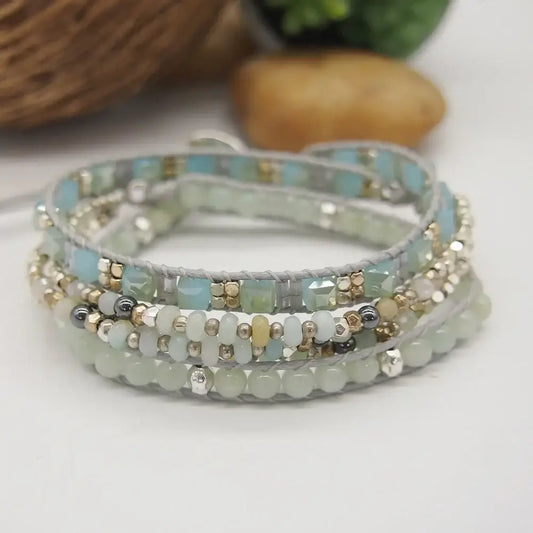Amazonite Triple Wrap Bracelet United States