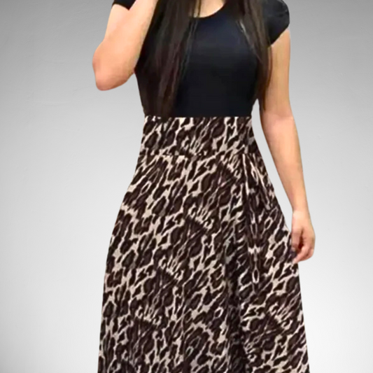 Animal Print Maxi Dress