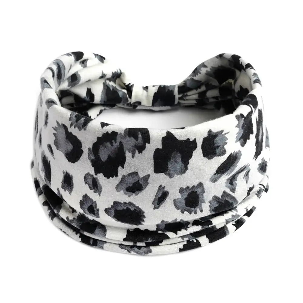 Animal Print Yoga Wide Headbands