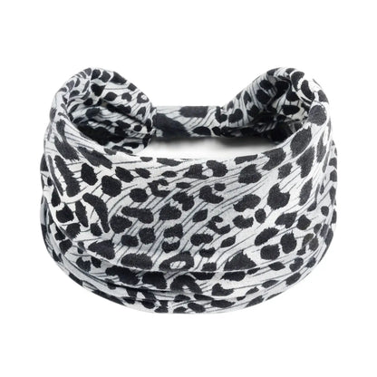 Animal Print Yoga Wide Headbands