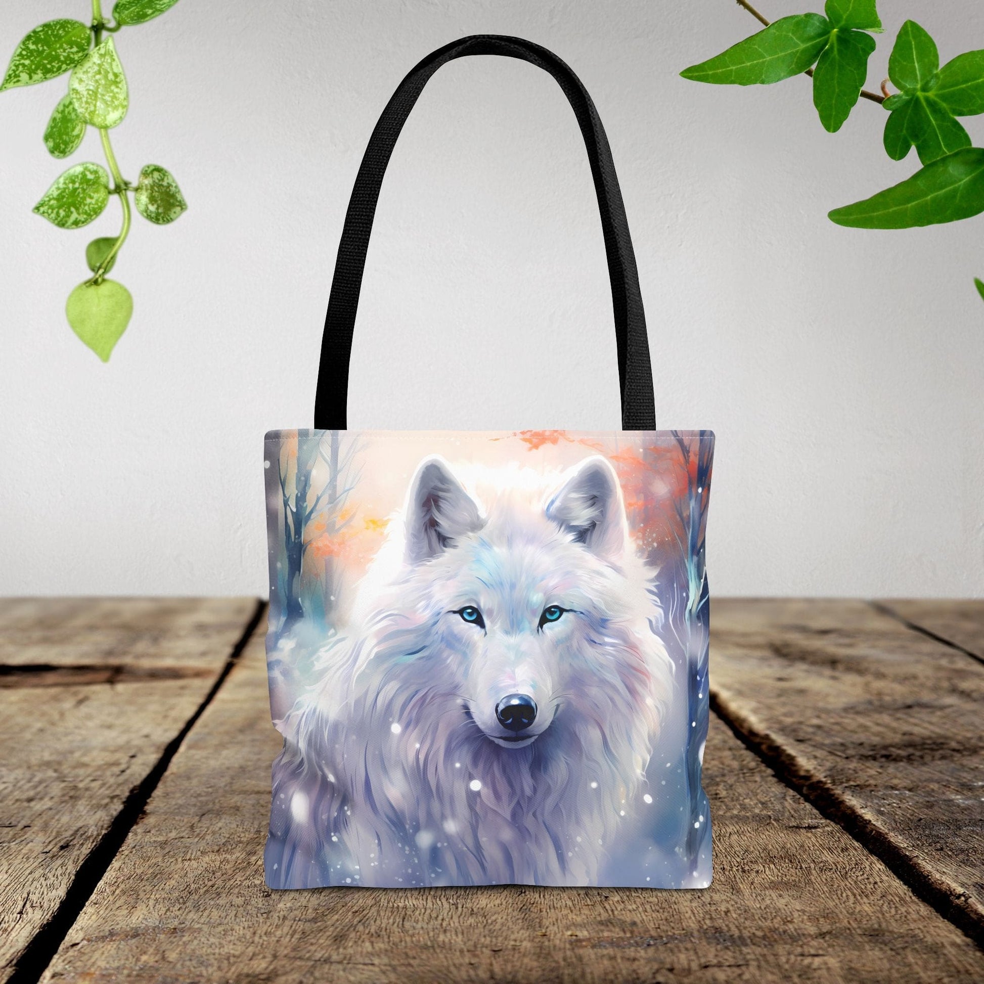 Arctic Wolf Tote Bag