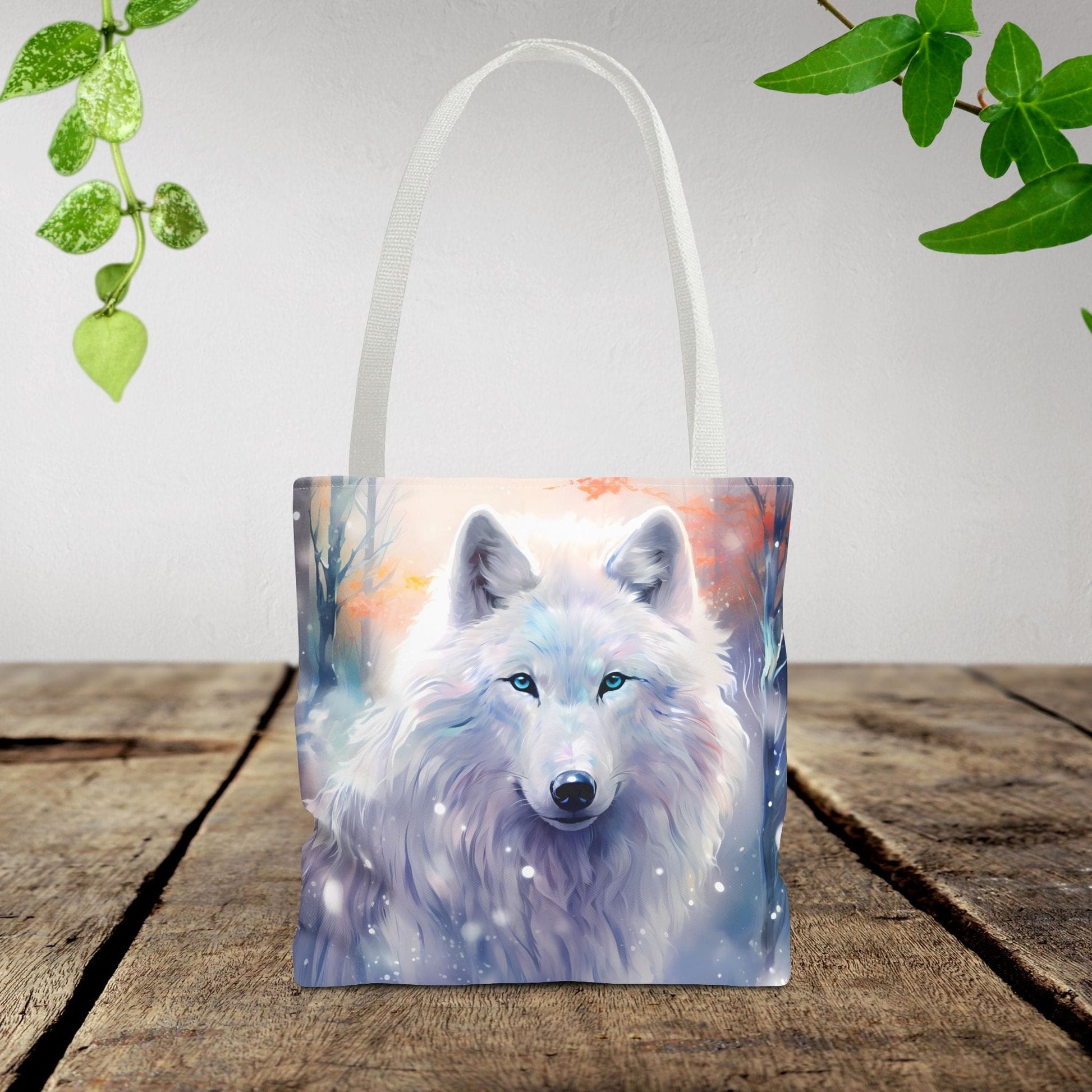 Arctic Wolf Tote Bag