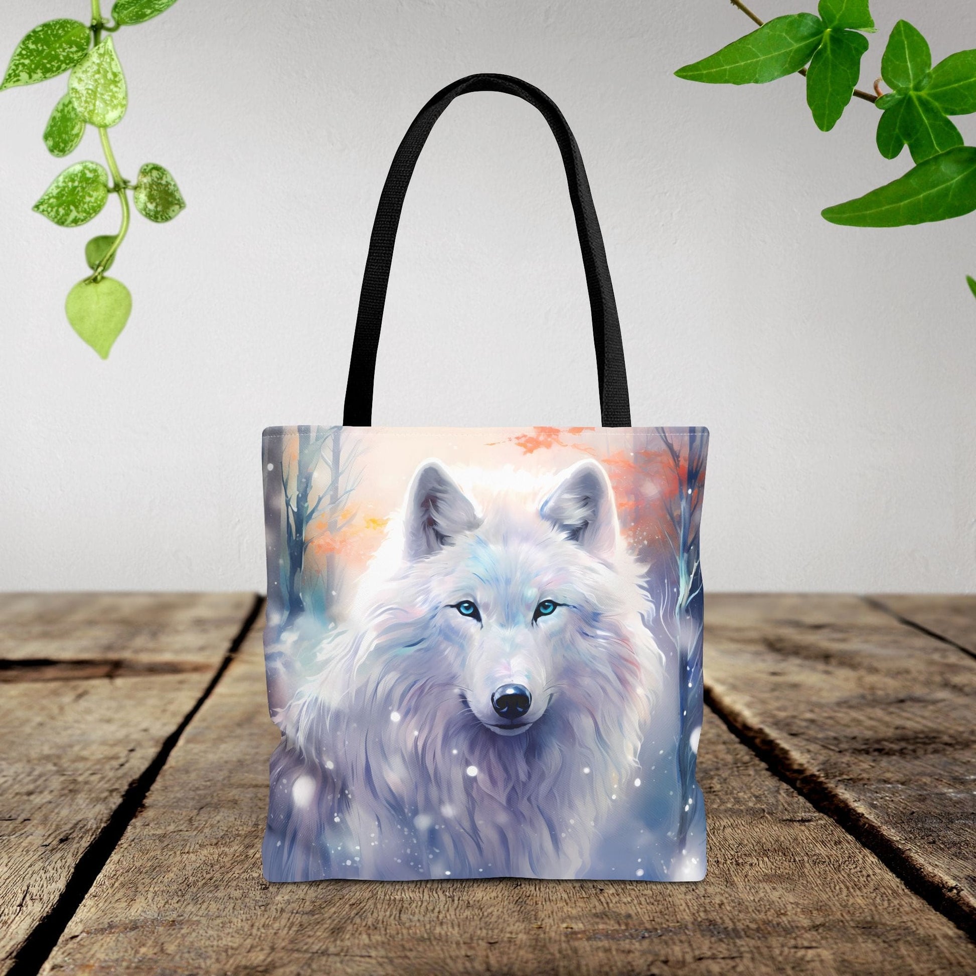 Arctic Wolf Tote Bag