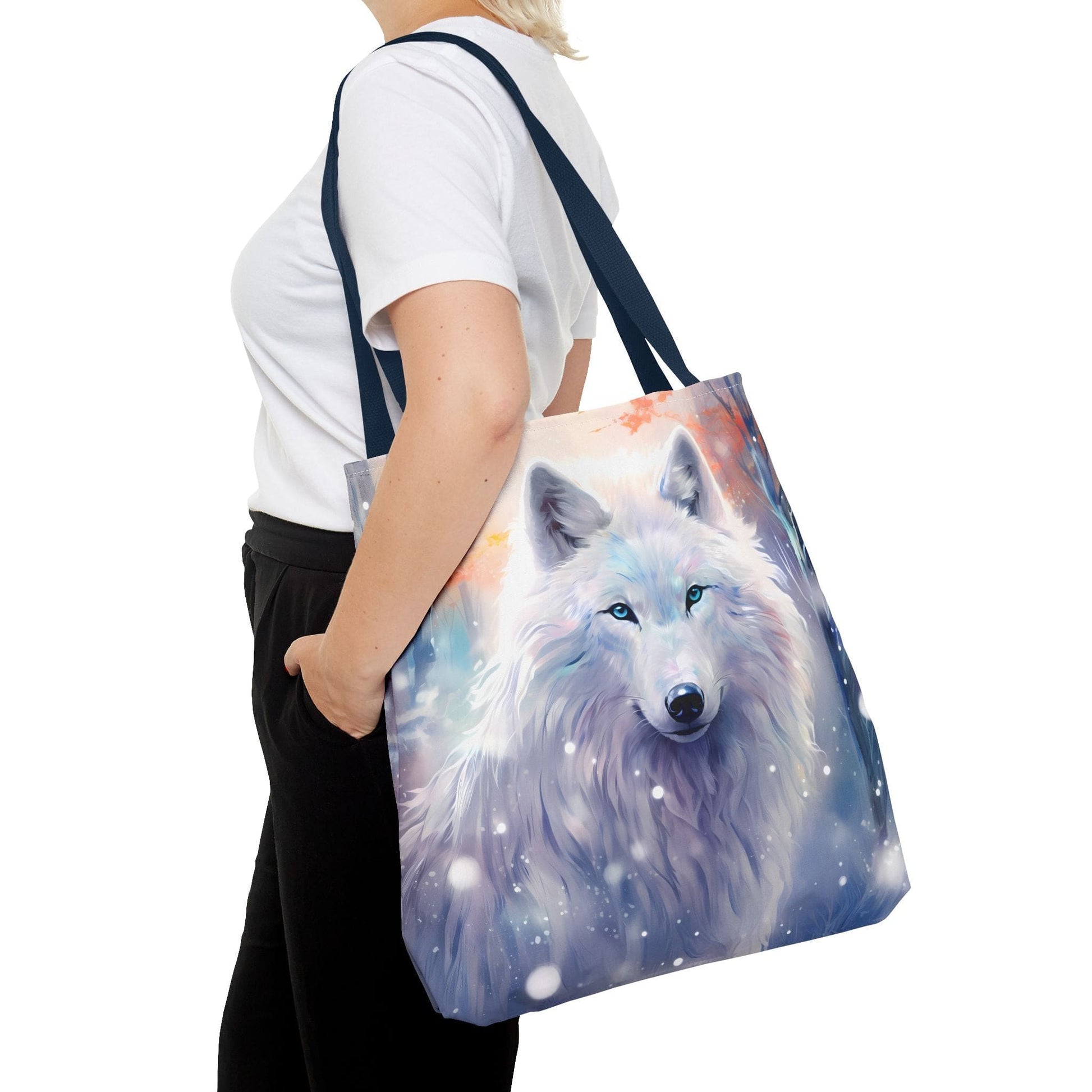 Arctic Wolf Tote Bag