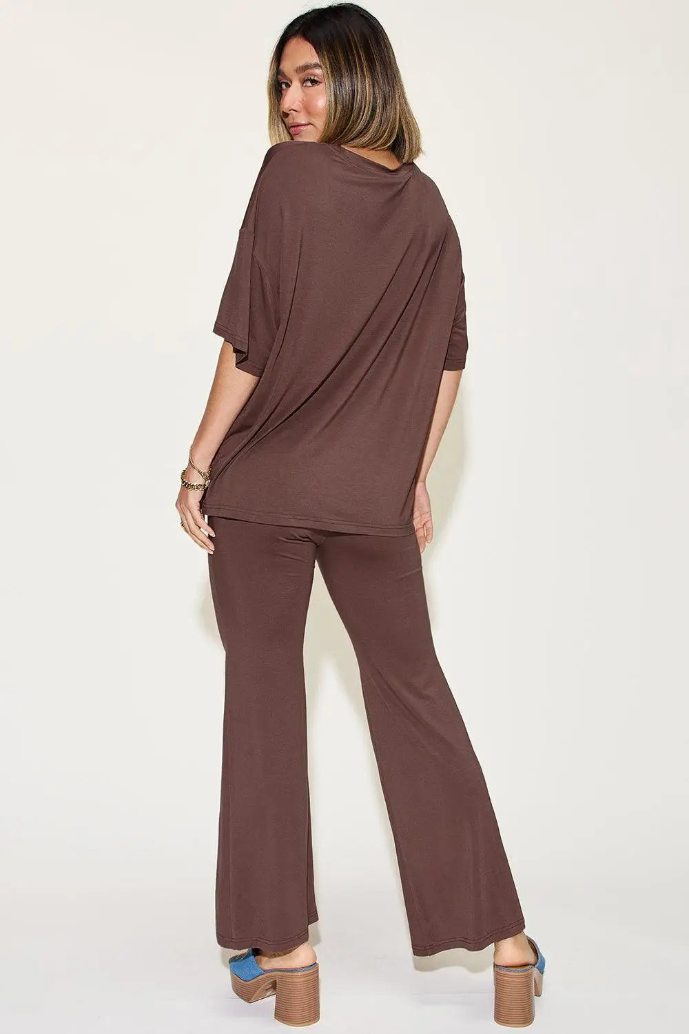 Bamboo Flare Pants Set - Pants Sets