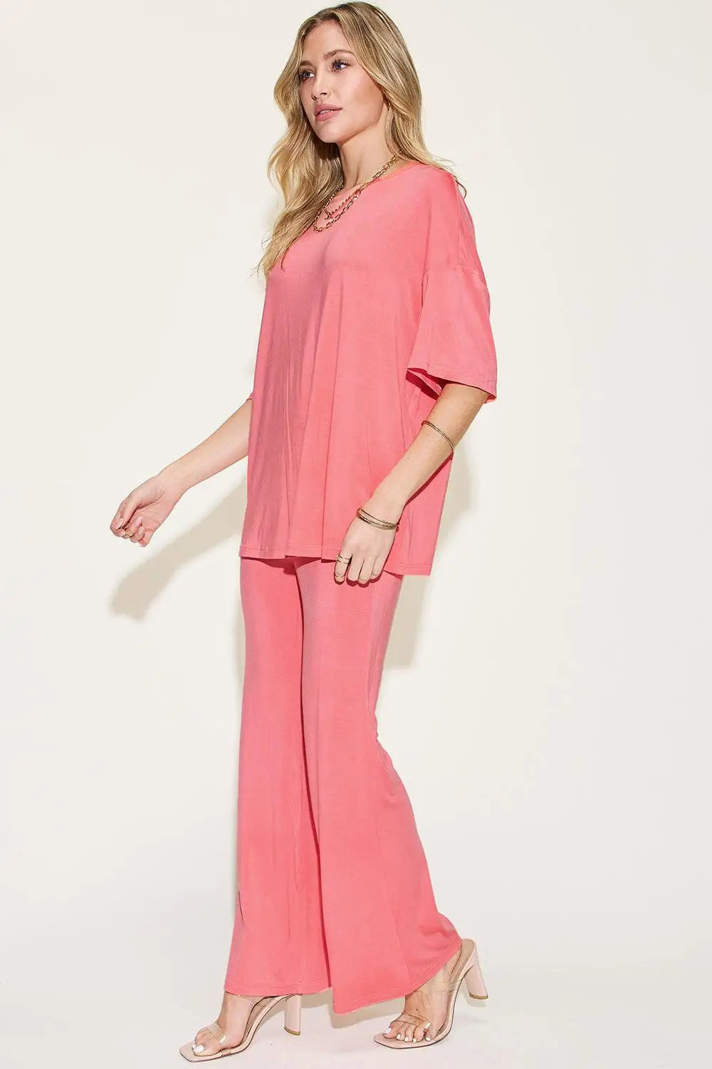 Bamboo Flare Pants Set - Pants Sets