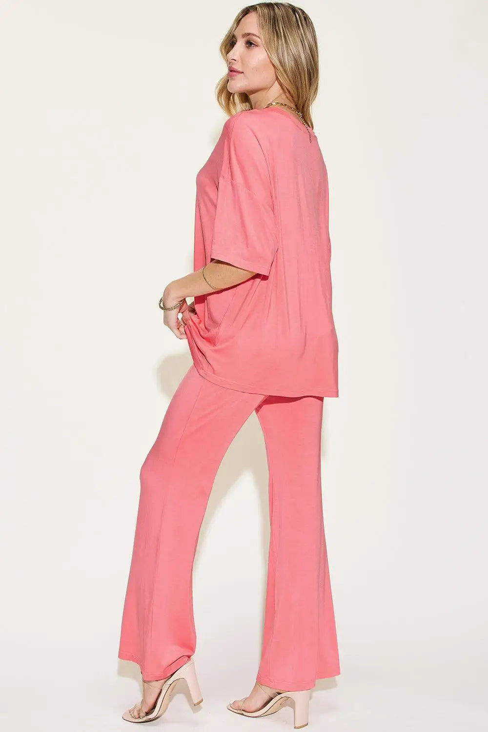 Bamboo Flare Pants Set - Pants Sets