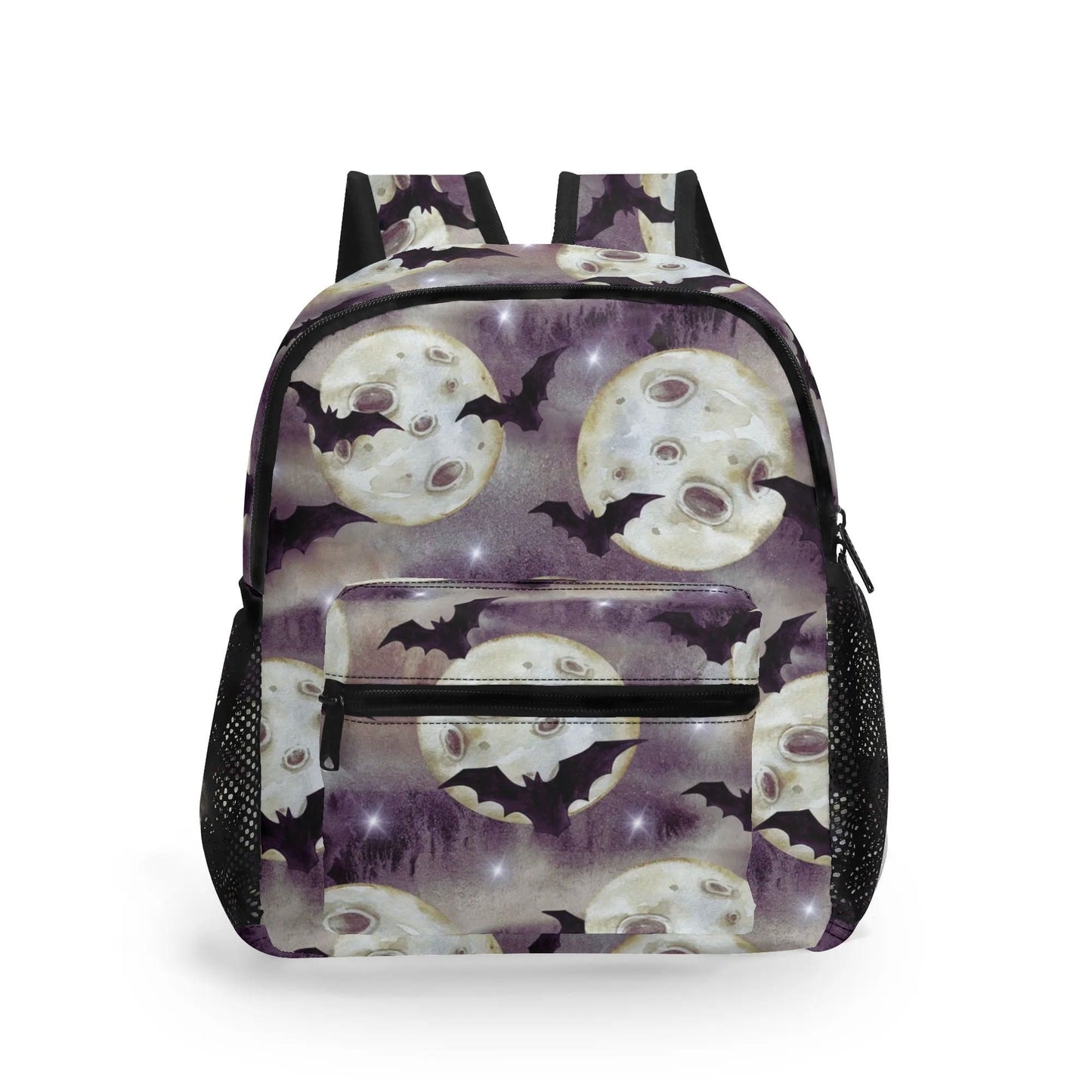 Fall Squirrels 11Backpack Naturecore Daypack Twill Polyester Back Pack Purse Shoulder Bag with Mesh Pockets and Front