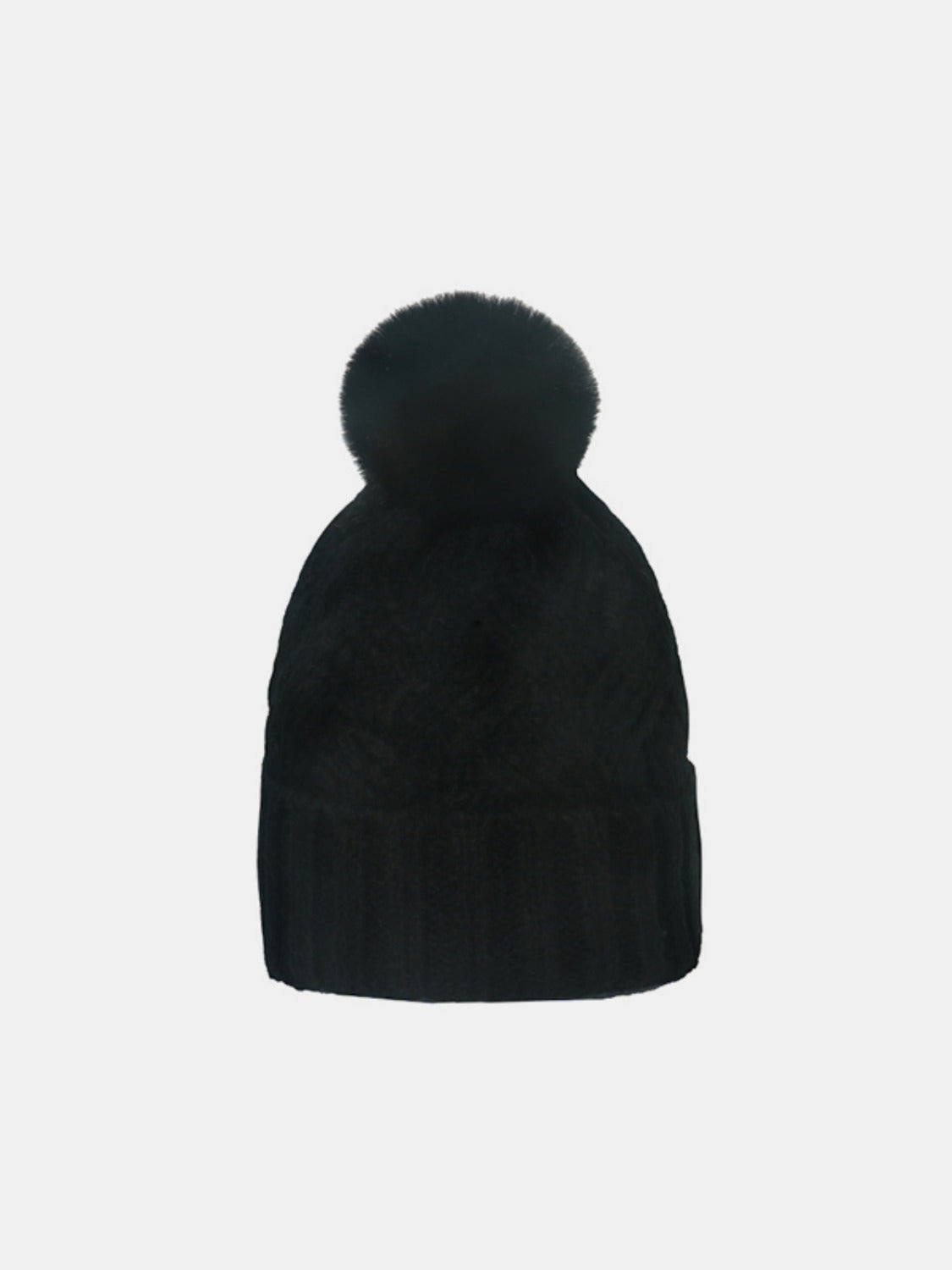 Roll Rim Cable-Knit Hat - Eclectage