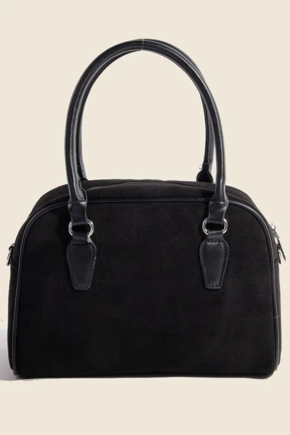 Black Boxy Handbag - Handbags