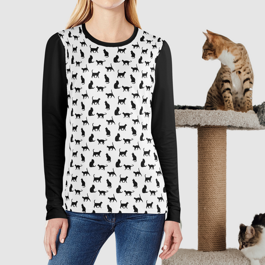 Black Cats Women’s Long Sleeve T-Shirt