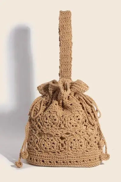 Braided Single Strap Drawstring Bag - Eclectage