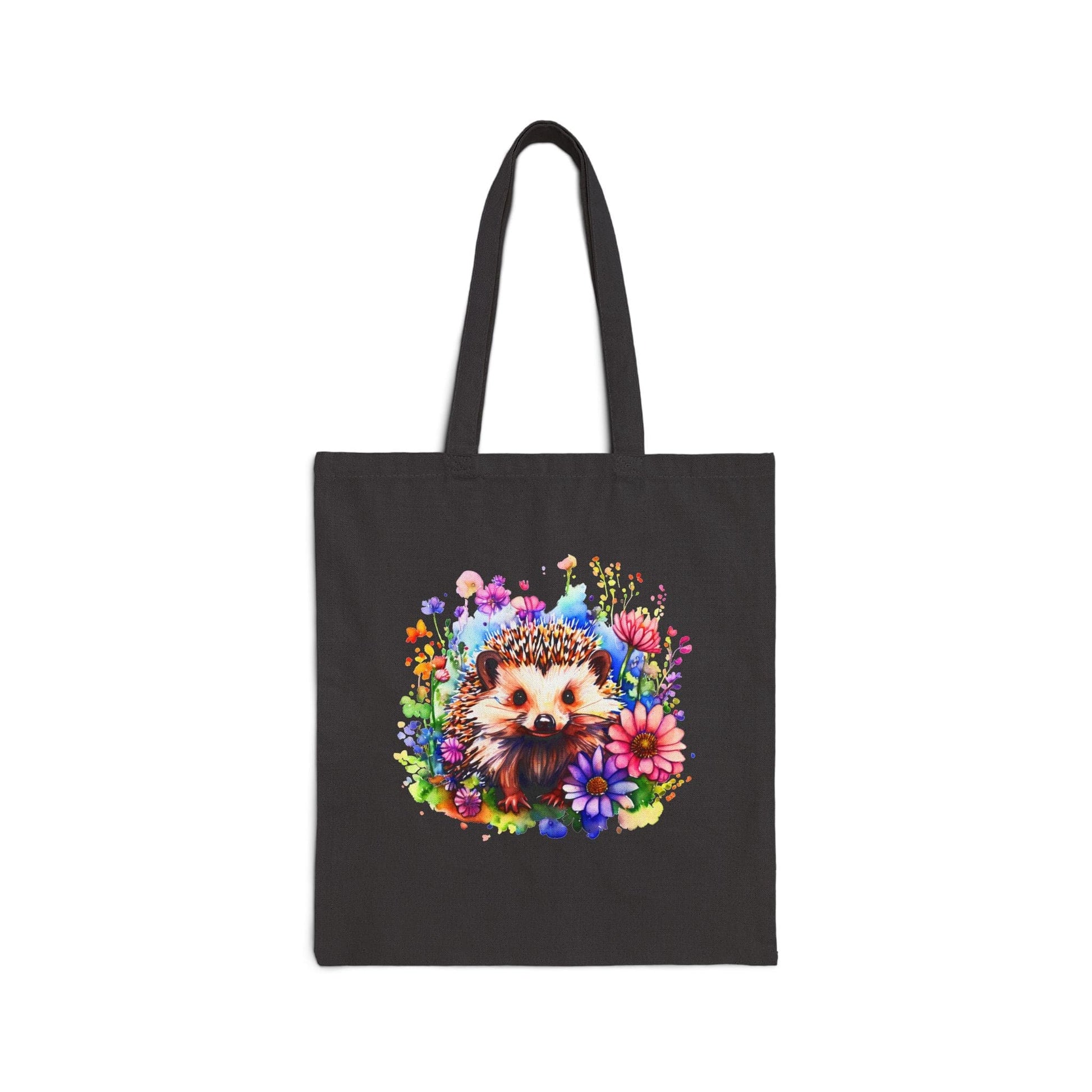 Bright Floral Hedgehog Tote Bag 2 Styles