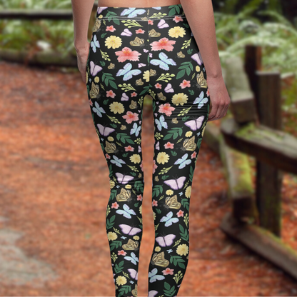 Butterfly Floral Leggings