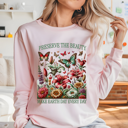 Butterfly Garden Long Sleeve T-Shirt