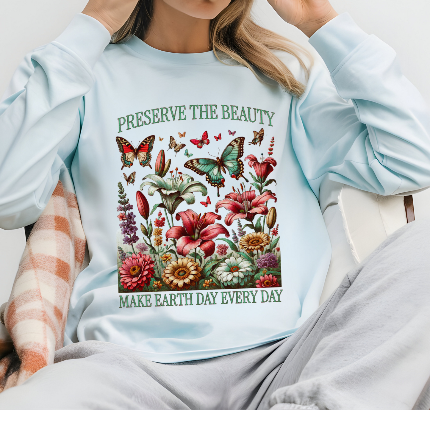 Butterfly Garden Long Sleeve T-Shirt