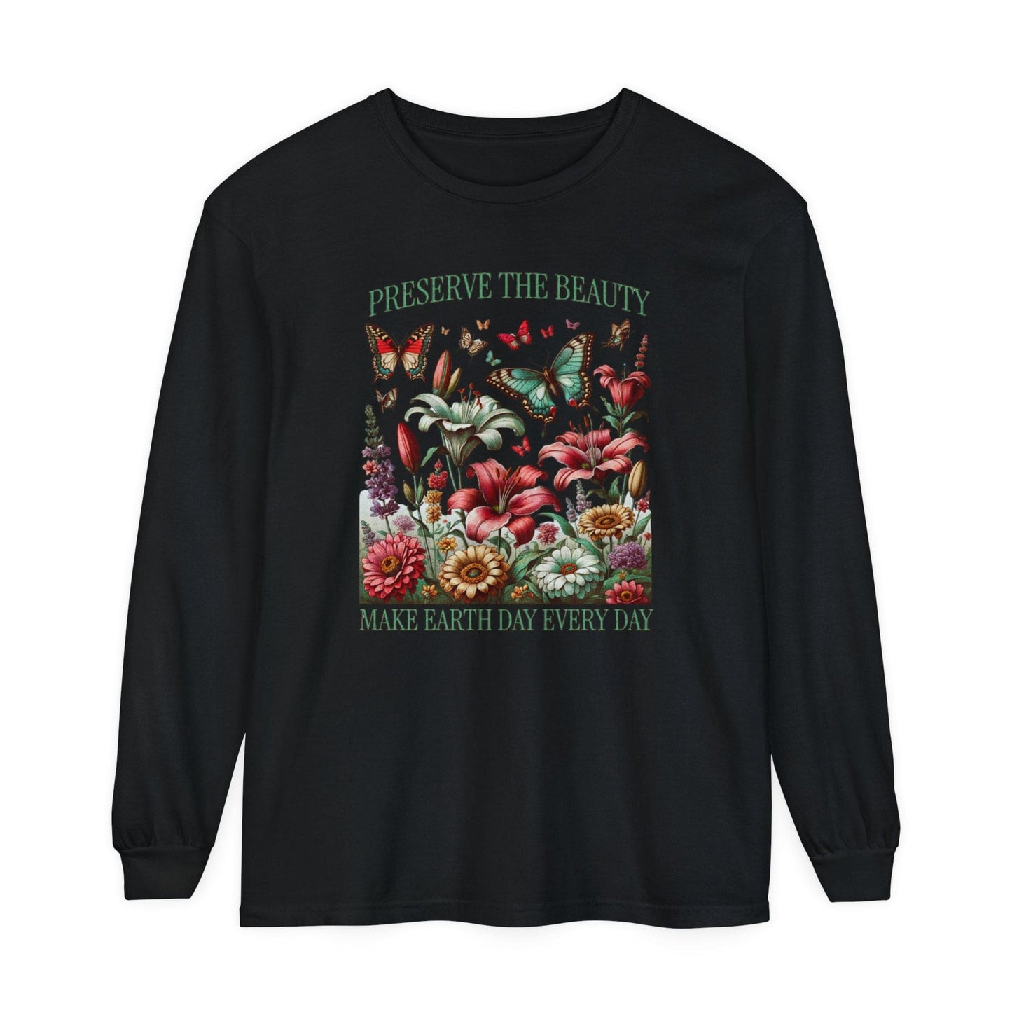 Preserve the Beauty Earth Long Sleeve T-Shirt - S to 3X