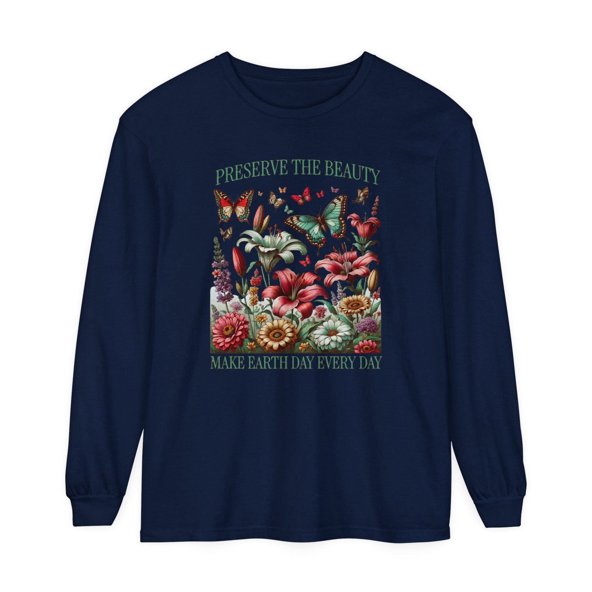 Preserve the Beauty Earth Long Sleeve T-Shirt - S to 3X