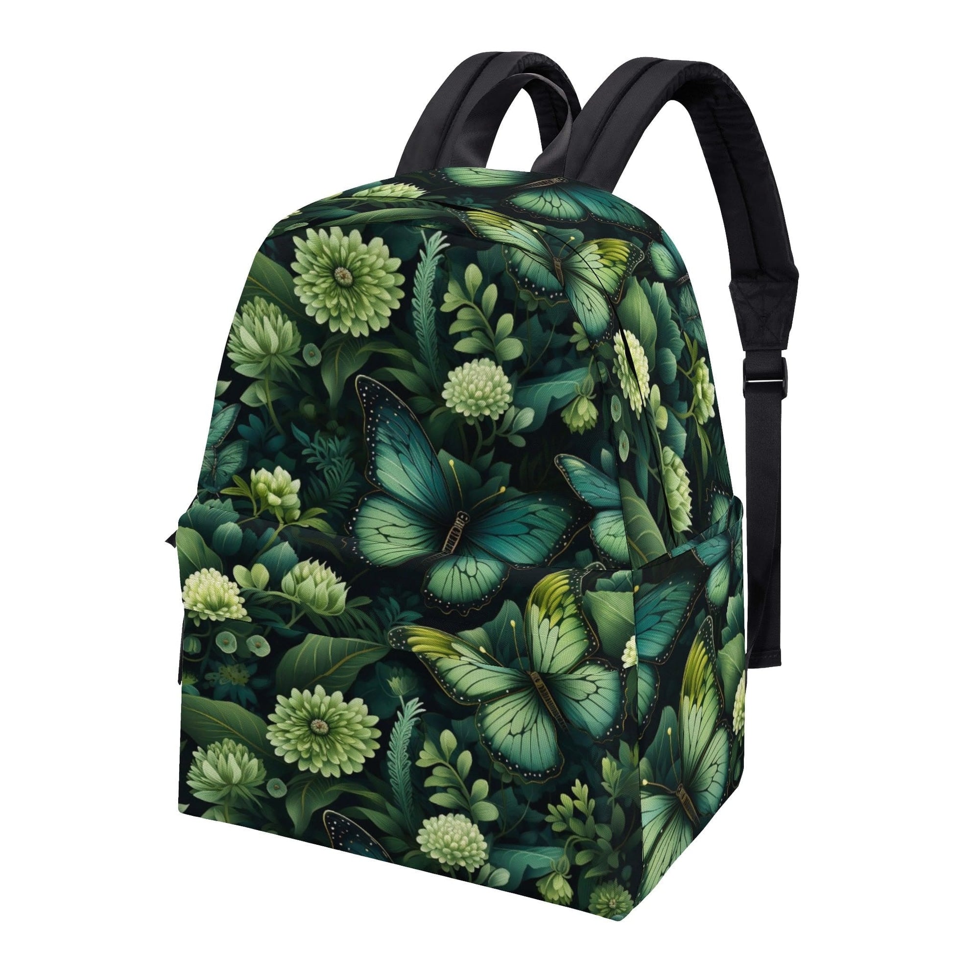 Butterfly Print Canvas Backpack