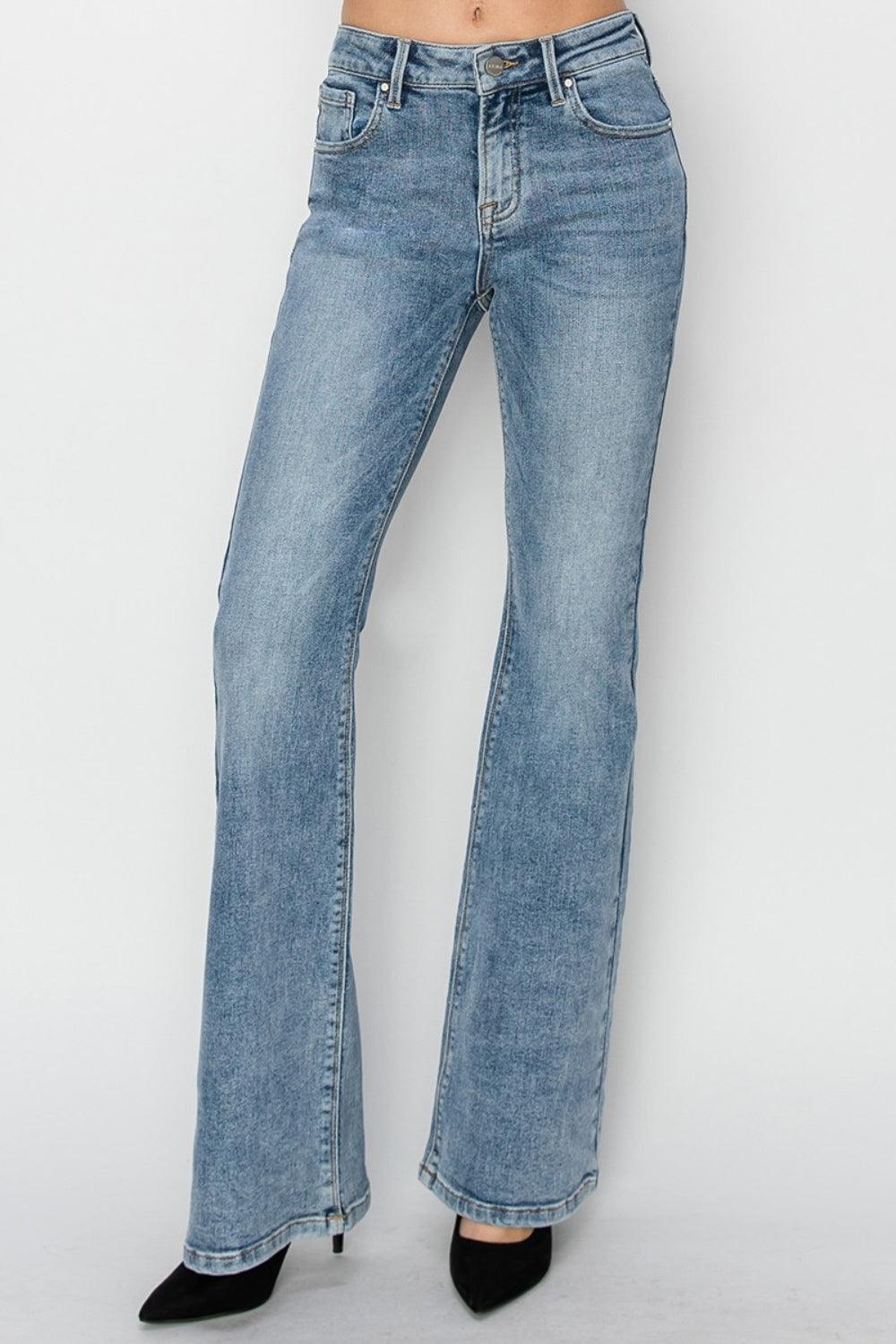 Mid Rise Bootcut Jeans - Eclectage