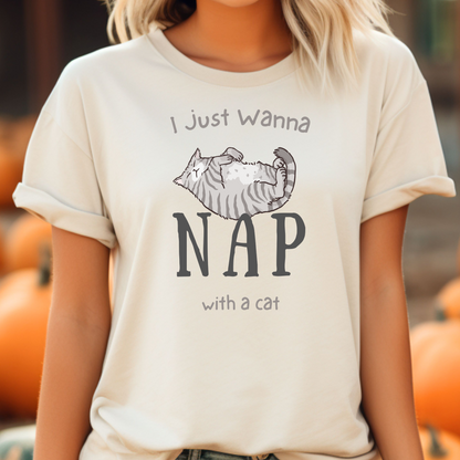 Cat Nap Comfort Colors T-Shirt - S to 4X