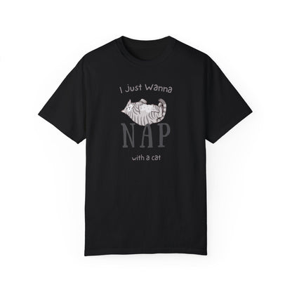 Cat Nap Comfort Colors T-Shirt - S to 4X