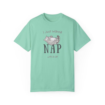 Cat Nap Comfort Colors T-Shirt - S to 4X