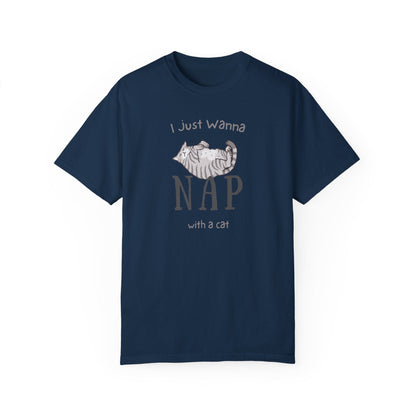 Cat Nap Comfort Colors T-Shirt - S to 4X