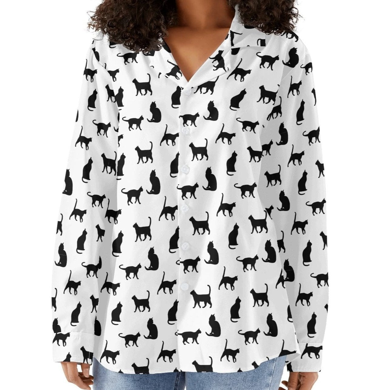 Cats Button Down Shirt