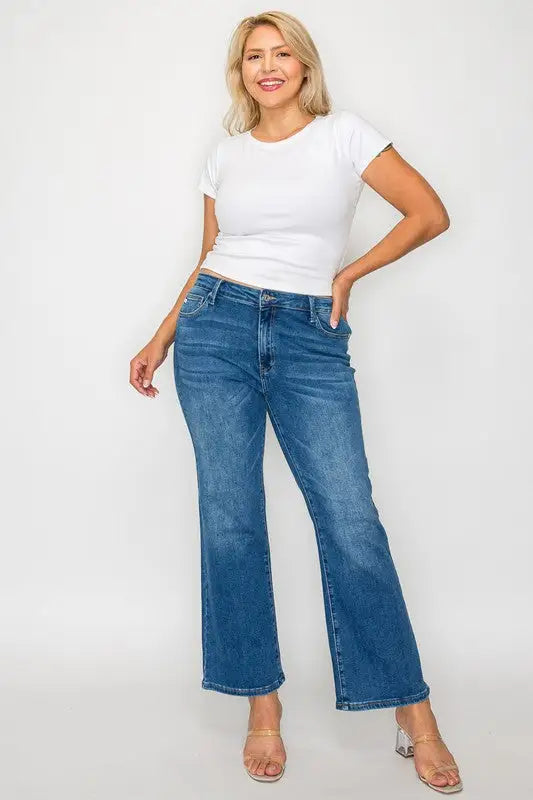 Cat's Whiskers Mid Rise Ankle Jeans - Eclectage