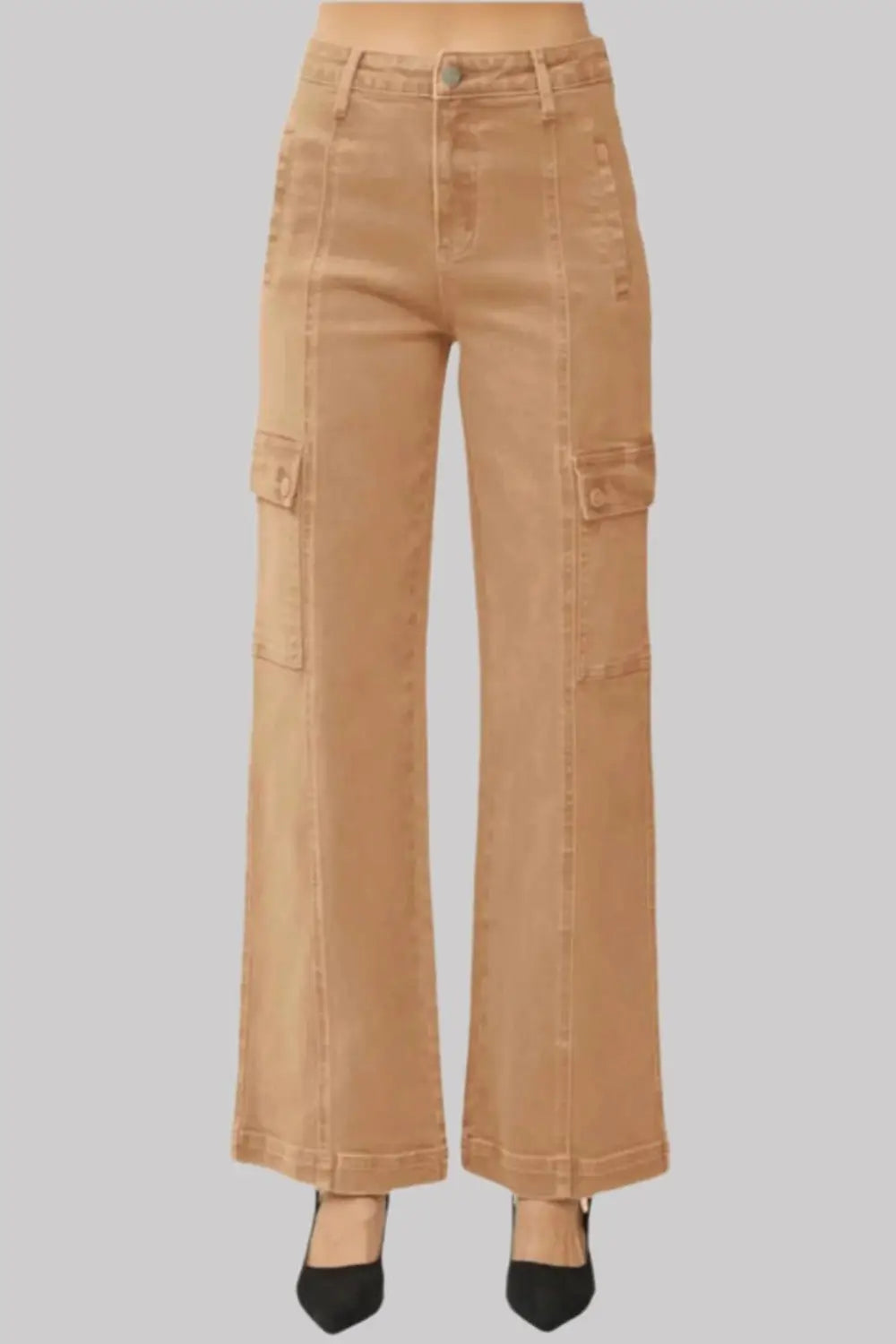 Cocoa Color Cargo Jeans - Cargo Jeans
