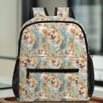 Corgi Dog Backpack 11 inch