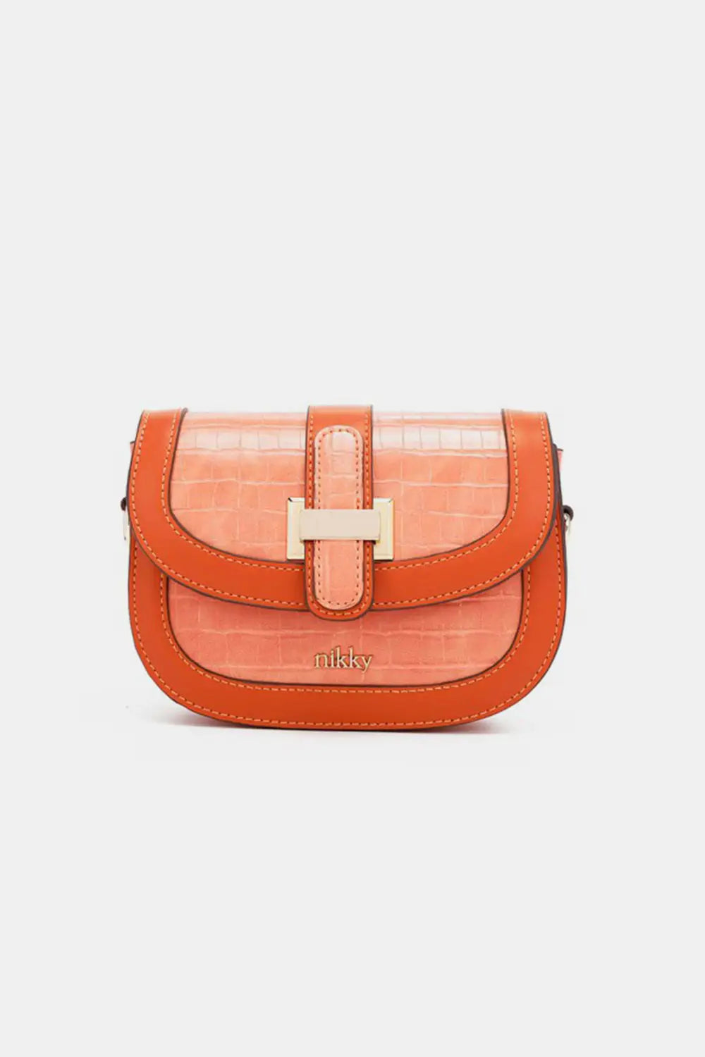 Croc Embossed Crossbody Bag - Eclectage