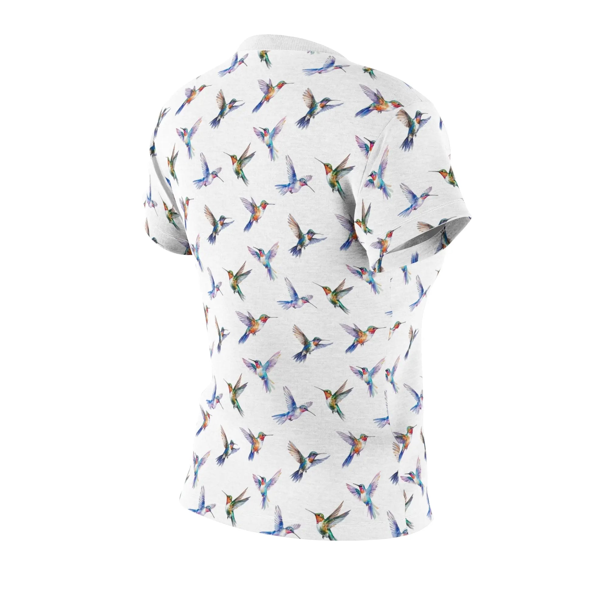 Hummingbird Print Colorful Bird Pattern Shirt - Eclectage